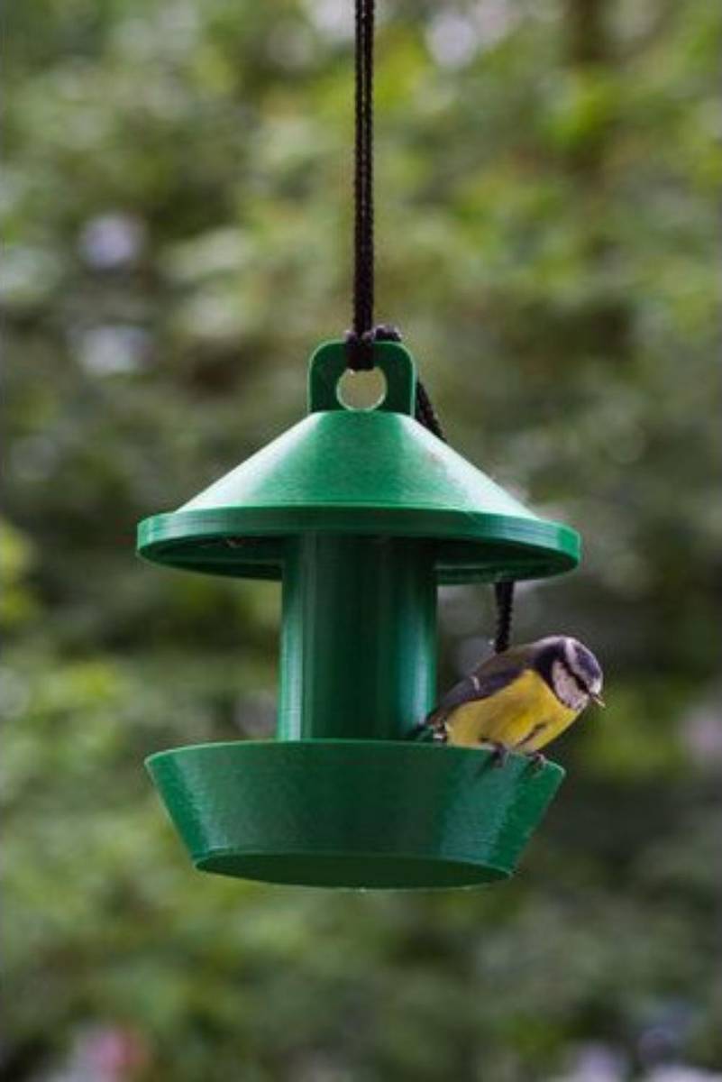 3D printed birdhouse.